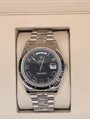 Rolex Day-Date II - 218239 - Zoomed In