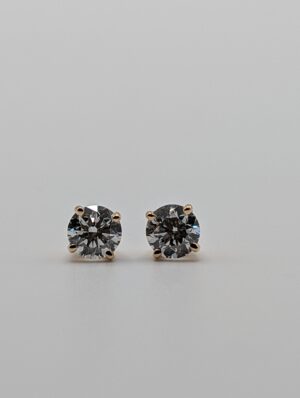 Round Lab Diamond Stud Earrings (1.5 ct. tw.)