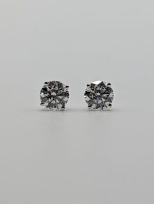 Four Prong Lab Diamond Martini Earrings (2.06 ct. tw.)