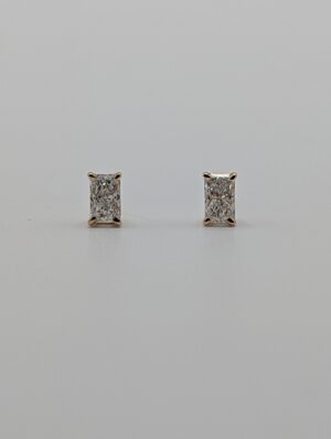 Radiant Cut Lab Diamond Stud Earrings (0.54 ct. tw.)